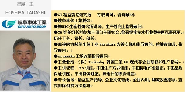 星屋正-精益生產管理專家